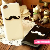 New Bling Crystal Sparkle Metallic Beard iPhone 4/4S Case