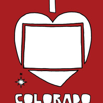 Colorado love, 5x7 print