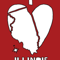 Illinois love, 5x7 print