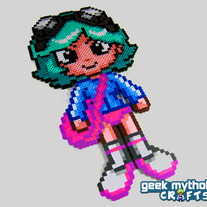 Ramona Flowers Chibishou Perler Bead Sprite