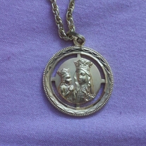St. Anne de Beaupre Basilica Gold Necklace
