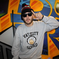 Grey/Black Varsity Squad Crewneck