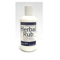 Herbal Rub Warming Lotion 8 fl oz by Professional's Care