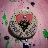 FURRY P*SSY - badge