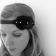 The Esther - Beaded and Rhinestone Tie Headband or Halo - Thumbnail 2