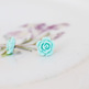 Full Bloom Rosebud Studs - 5 Color Choices - Thumbnail 2