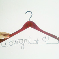 cowgirl at heart hanger - ready to ship