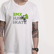 BMX Tee, White