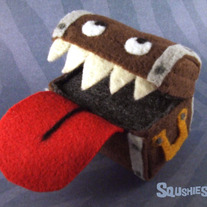 Needle Felted Monster Sculpture - Jack the Mimic
