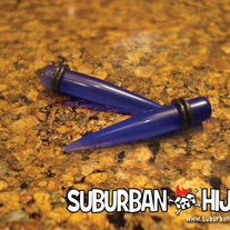Blue Glass Taper