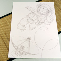 Original Drawing: Astronaut