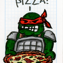 Sketch Card: Ninja Turtle