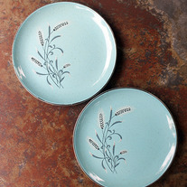Vintage Bread Plates - Wheat's the Matter
