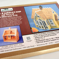 Wooden Dollhouse Kit, "Buttercup" by Greenleaf Company