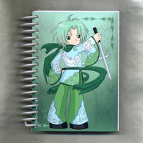 Notebook S - Elemental Chibi Bishonen: Wind