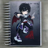 Notebook S - Elemental Chibi Bishonen: Dark