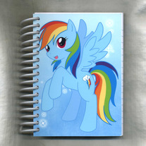 Notebook S - My Little Pony FiM: Rainbowdash (Fanart)