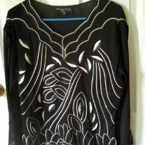Pretty Angel Black Blouse XL