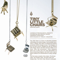 The SCOOP CHAIR - SILVER THICK CHAIN