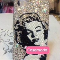 New Bling Marilyn Monroe Rhinestones iPhone 4/4S Case Design #1