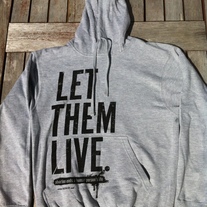 "Let Them Live" Pullover Hooded Sweatshirt