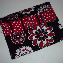 Crochet Hook Case Red & Black