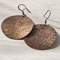 Sun Disc Earrings