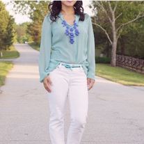New Royal Blue J.CREW Style Bubble Bib Statement Necklace