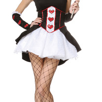 TIM BURTON - MALICE IN WONDERLAND QUEEN OF BROKEN HEARTS HALLOWEEN COSTUME