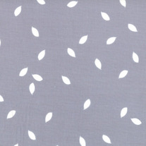 Fat Quarter-Little Apples Gray Leaves/1851237