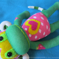 Sarah Berrie Handmade Sock Monkey Doll !SALE!