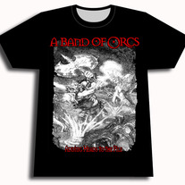 A Band of Orcs - "Adding Heads to the Pile" T-shirt