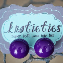 knotiegumball earring - grape