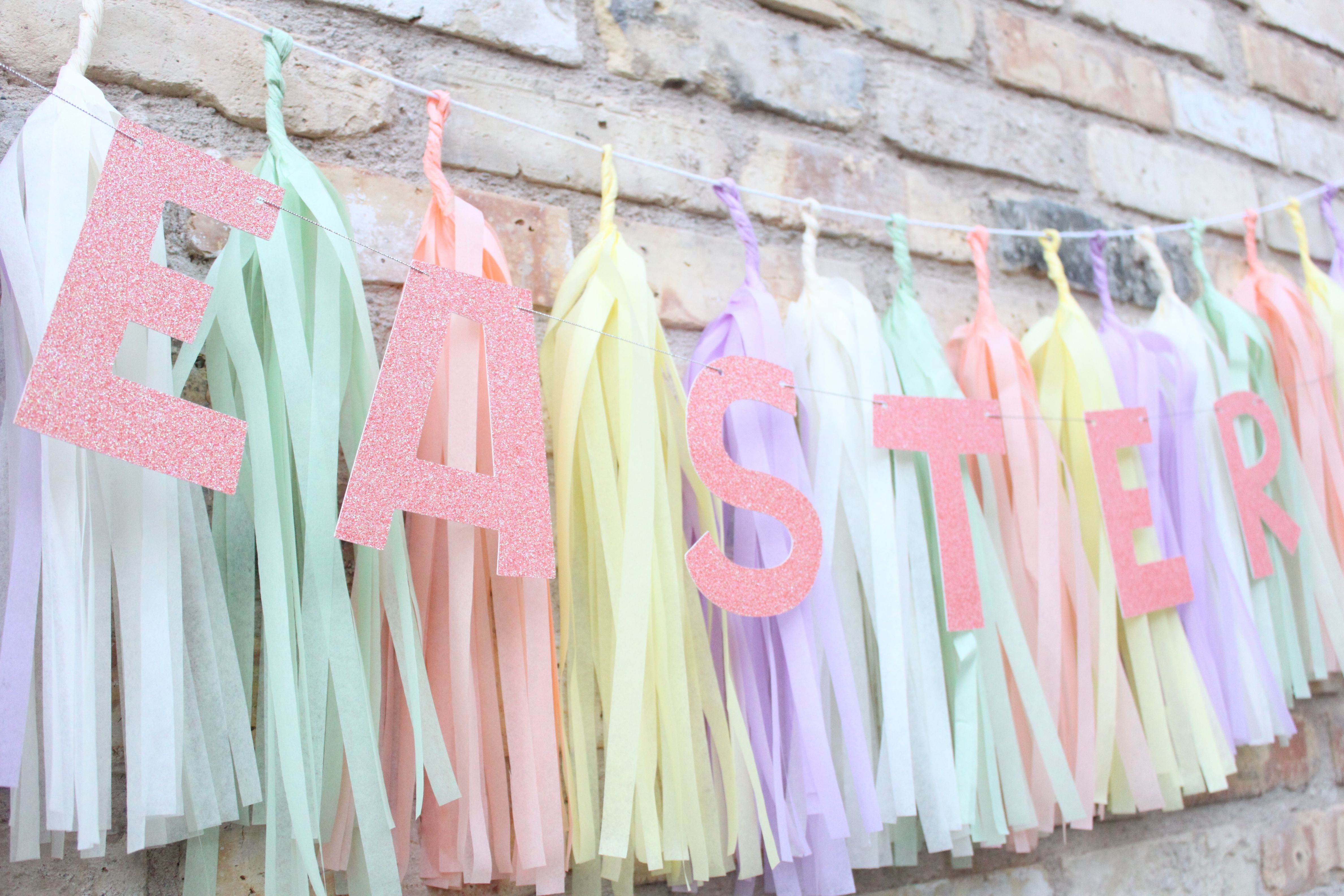 Spring Tassel Garland on Storenvy