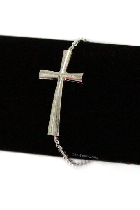 Cross Bracelets - Silver