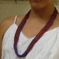 Florida Gator 16-Strand Necklace- Solids