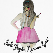 Image of Thick Thighs, Mascara Eyes