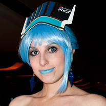 Tiger & Bunny Blue Rose Wig