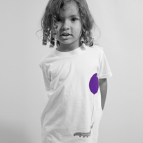 Kids Balloon Caterpillar - White/Purple