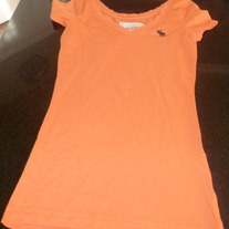 Orange Shirt-Abercrombie Size Small