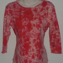 Pink/White Tie Dye Shirt-Mimi Maternity Size Small