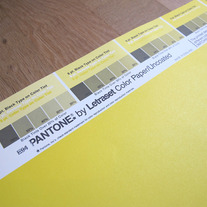 Vintage PANTONE® Poster - Yellow U