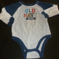 Old Navy Hunk LS Onesie-Size 18-24 Months