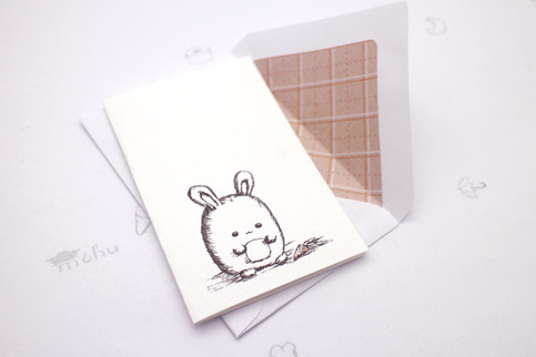 *sold* bunny bunny handmade card