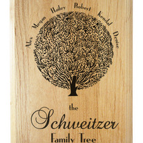 Personalized Family Tree Wood Plaque