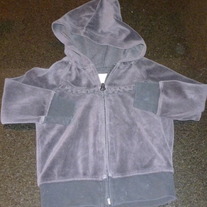 Black Zip Hoodie-Old Navy Size 2T
