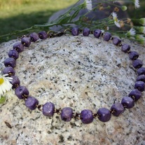 Purple Anklet