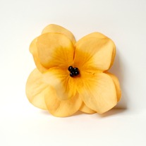 Velvet flower brooch