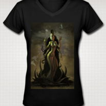 "LAKSHMI" T Shirt for Women (Black)