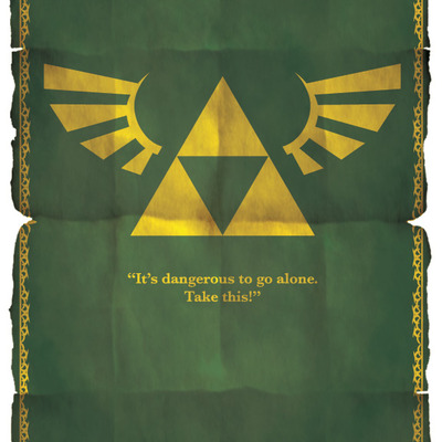 The legend of zelda poster